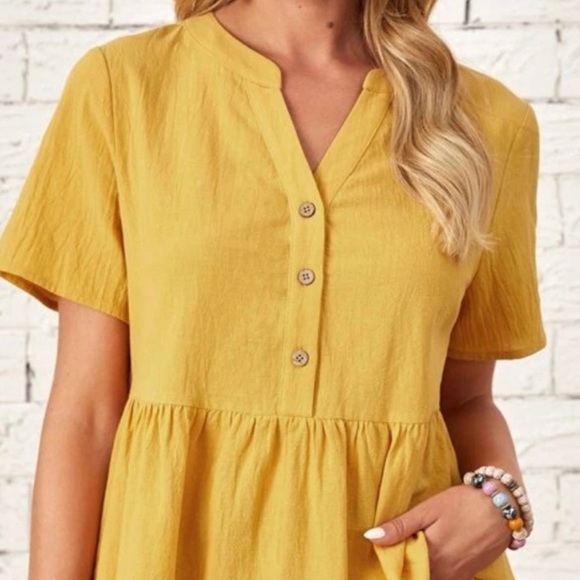 65. Stellar peplum top🌙 - Picture 2 of 5